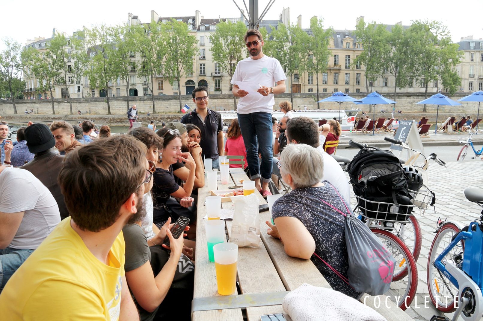 cocyclette defi jeu de piste paris apero