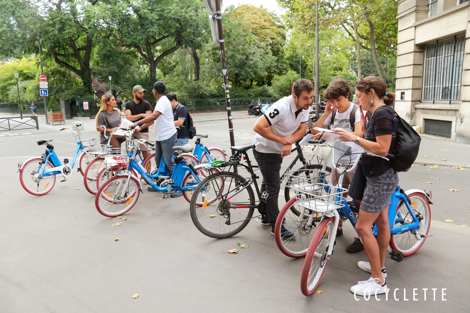 cocyclette defi jeu de piste paris rue groupe jeu