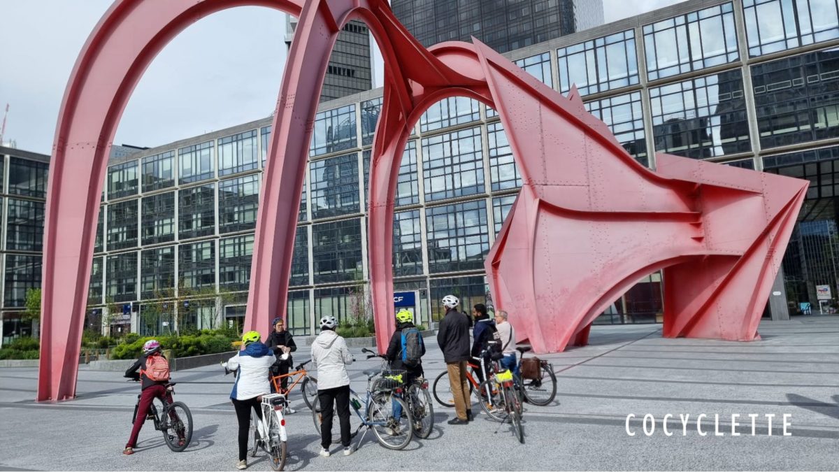 La Défense vélo sculpture