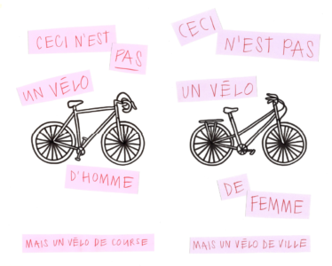 Affiches vélos féministes